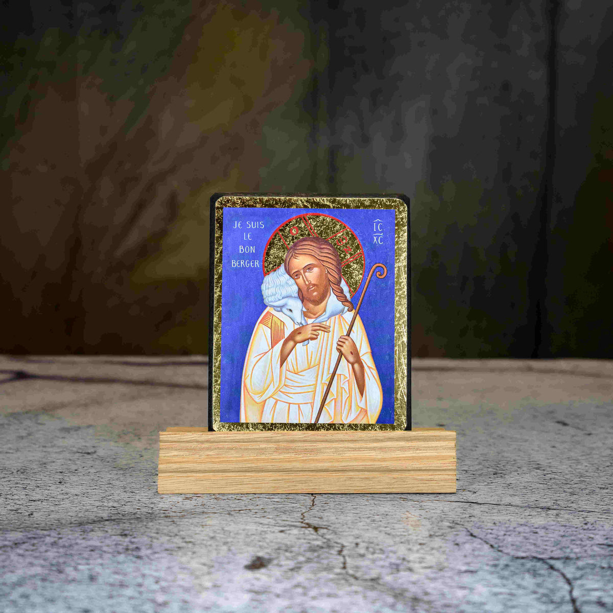 A new icon in progress, the Annunciation.